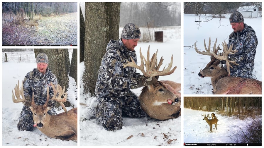 biggest whitetail buck in 2021-2022 deer hunting season
